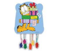 Pignata Compleanno Bambini - Vari disegni divertenti per bambini e ragazze - Ideale come decorazione per feste e celebrazioni (Garfield)