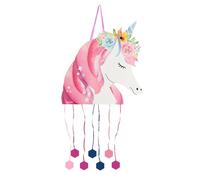Pignata di compleanno grande unicorno 40,5 x 43 cm - Decorazione per feste per bambini bambino e bambina - pignate grandi da riempire con giocattoli e dolci.