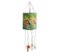 PIGNATTA Animali della Giungle con Leone Zebra scimmia Elefante Giraffa - Festone pignata pinata pentolaccia in cartoncino - festa per bambini - ideale per inserire caramelle dolci, coriandoli