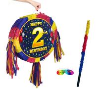 Pignatta e bastone per 2° compleanno - gioco per feste anno 2 - Big 45,7 cm