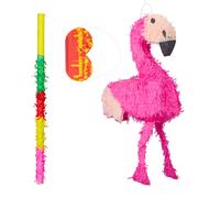 Pignatta fenicottero e accessori Gioco da colpire Gadget per feste 80 cm