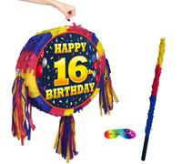 Pignatta per 16° compleanno con bastone, gioco sedici party - Big 45,7 cm