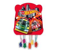 Pignatta per compleanno dei bambini, vari disegni divertenti per ragazzi e ragazze, ideale come decorazione per feste e celebrazioni (Hot Wheels)