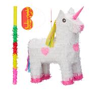 Pignatta unicorno e accessori Gioco da festa Gadget per compleanni 47 cm