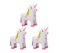 Pignatta unicorno Gioco di compleanno 0,2 kg Bianco-fucsia Pignatta per feste