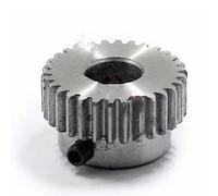 Pignone 1 pz 1 Modulo 25 Denti Ruota dentata a vite senza fine 6mm 8mm 10mm 12mm Foro Interno 1M 25T Spur Pinion Gear for Scatola Ingranaggi Albero foro Albero(6mm Bore)