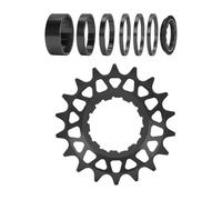 Pignone 16T/18T Supporto per ruota della bicicletta | Pignone per bicicletta a cambio singolo per bambini giovani adulti principianti mountain bike strada strada ciclismo