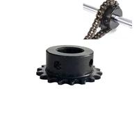Pignone 21T-30T, catena 04C, foro 8-16 mm, ruota industriale, passo denti 6,35 mm, acciaio 45#, 1 pezzo(8 mm,23 teeth)