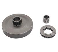 Pignone 3/8" | 7 Denti + Cuscinetto Compatibile Con Garland Montana 718 Motosega
