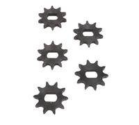 Pignone 428, pignone anteriore in acciaio 10T, accelerazione rapida, facile installazione, diametro interno 12 x 17 mm, 5 pezzi, materiale in acciaio resistente all'usura, uso robusto