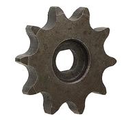 Pignone a 10 denti per catena di bicicletta e ingranaggi del motore, pignone in acciaio al carbonio per riduzione della velocità con passo di 12,5 mm, compatibile con motoriduttori