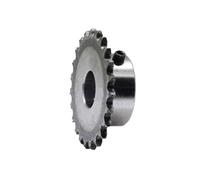 Pignone a catena a rulli 1 pz 15-30 denti 04C catena ingranaggio 45# acciaio industriale ruota dentata M5 fori for viti motore catena trasmissione pignone passo 6,35 mm(20 Teeth,Bore 15mm)