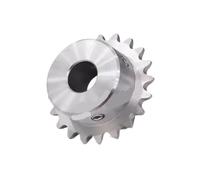 Pignone a catena a rulli 1 pz. 24 denti 04C 304 acciaio inossidabile ruota dentata industriale catena ingranaggio 24T foro 8 mm 10 mm 12 mm 14 mm 15 mm 16 mm 17 mm(15mm)
