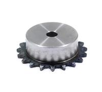 Pignone a catena a rulli 1 pz 45# acciaio 05B 10-25 denti catena pignone di trasmissione foro di processo 6/8 mm catena a rulli ingranaggio passo 8 mm ruota dentata industriale(23 Teeth(Bore 8mm)