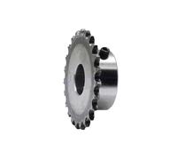 Pignone a catena a rulli, Pignone for catena a rulli 04C 15-30 denti 45# acciaio passo 6,35 mm foro 12-15 mm fori for viti M5(28 Teeth,Bore 12mm)