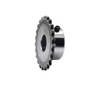 Pignone a catena a rulli, Pignone for catena a rulli dentati 04C Ingranaggio for catena 10-20 denti 45 passo in acciaio 6,35 mm diverse misure 1 pz(13 Teeth,Bore 6mm)