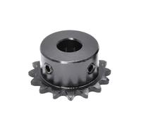Pignone a catena a rulli, Pignone for catena a rulli industriale 04C 1 pezzo 10T-23T foro 5-16 mm 45 acciaio(21 Teeth,5mm)