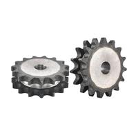 Pignone a doppia falso 08B a 4 punti, doppia trasmissione, da 11 denti a 30 denti, for macchinari industriali, ingranaggio a doppia falso(2PCS,4 points 14T)