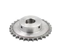 Pignone a rullo a denti, Ruota dentata for trasmissione industriale 08B 45 acciaio 10-20 denti foro chiavetta 10-35 mm(19 Teeth,25mm (keyway 8mm))