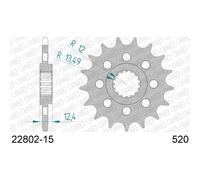 Pignone Afam 15 denti Suzuki GSX-R 1000 RR-R 17-21, catena 520, codice 22802-15