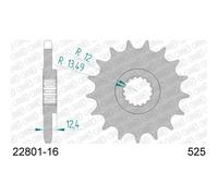 Pignone Afam 16 denti Suzuki GSX-R 1000 RR-R 17-21, catena 525, codice 22801-16