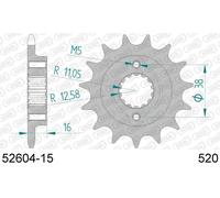 Afam 52604 Front Sprocket Argento 15t