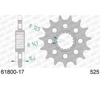 Afam 61800 Front Sprocket Argento 17t
