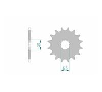 Pignone Afam Acciaio Autopulente 21202-Passo 520 Per Moto Ricambi Accessori