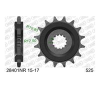 Pignone Afam Acciaio Con Gomma Antiruido 28401NR-525 Per Moto Ricambi Accessori
