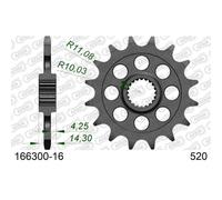 AFAM Pignone standard in acciaio 166300 - 520