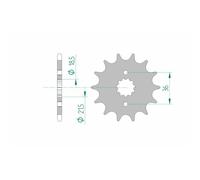 Pignone Afam Acciaio Standard 20304-Passo 520 Per Moto Ricambi Accessori Parti