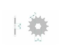 Pignone Afam Acciaio Standard 30300-Passo 520 Per Moto Ricambi Accessori Parti