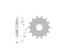 PIGNONE AFAM 20311-14 PASSO 520 HONDA CR 250 R 250 1988 2002