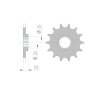 AFAM Pignone acciaio standard 73303 - 520