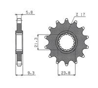 PIGNONE ANTERIORE 342 14 HONDA CR 250 '88-'07, CRF 450 '02-'