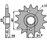 PBR 345 PIGNONE TRASMISSIONE DENTI 15 PASSO 520 YAMAHA 660 XT-R (1D2/5VK) 2012