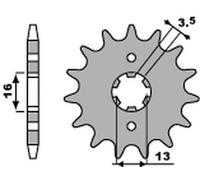 PIGNONE ANTERIORE 563 11 18NC SUZUKI LT 50 (84-05) (CATENA 420)