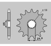 PIGNONE ANTERIORE 566 16 18NC (JTF513.16) (JTF566.16) (CATENA 530)