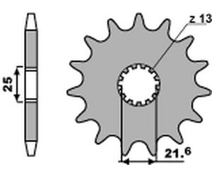 PIGNONE ANTERIORE 566 18 18NC (CATENA 530) (JTF566.8)
