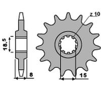PIGNONE ANTERIORE 599 12 18NC (CATENA 415)
