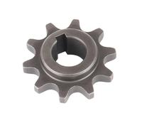 Pignone anteriore for catena da 10 denti 420 da 16 mm/17 mm con coppiglia e perno aperto, adatto for CT200 Trail 200 MiN Bike KT196 Go Kart(10T 16mm)