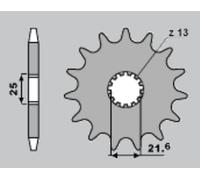 PIGNONE ANTERIORE JR 566 18 SUZUKI GSF 1250 '07-'09