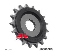 PIGNONE ANTERIORE JT 2332 16 CON GOMMA TRIUMPH 1200 THRUXTON 16-18, BONEVILLE 16