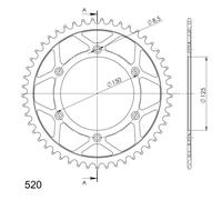 Pignone catena SUPERSPROX RFE-990:50-BLK