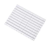 pignone dell'albero 10 pezzi 0.5 modulo 125mm lunghezza cremagliera in plastica 7x4x125mm pignone cremagliera 83 denti trasmissione ad ingranaggi barra sincrona trasmissione del motore