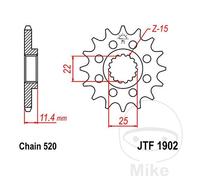 Pignone Di JT Adatto A per KTM Adventure 890 17 Denti