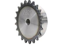 Pignone di trasmissione a catena in acciaio 05B da 45 denti, ingranaggio a catena a rulli da 10-25 denti, passo 8 mm, ruota dentata industriale(20 Teeth)