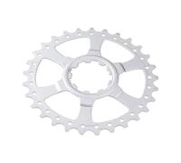 Pignone di ultima posizione in alluminio Miche Shimano 7075 T6 Argento