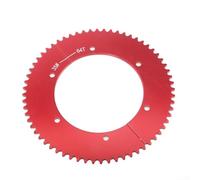 Pignone diviso 64 denti #35 catena alluminio pignone diviso | 64 denti, catena #35, alluminio rosso, leggero, facile montaggio senza smontaggio asse