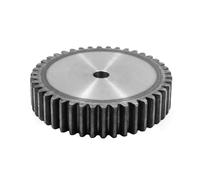 Pignone dritto a 2 stampi, 10T-37T, spessore 20 mm, superficie del dente, acciaio n.45, diametro esterno 24-78, 1 pezzo (2M12T-outside28)